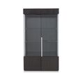 Montecarlo Display Cabinet - 2 Door - Grey Koto High Gloss