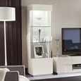 Canova Display Cabinet - 1 Door - LHF - White Gloss