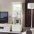 Canova Display Cabinet - 1 Door - RHF - White Gloss