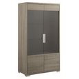 Tivoli Display Cabinet - 2 Door - Grey Wood
