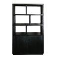 Jaxx Display Cabinet - 2 Door - Black - Mango Wood