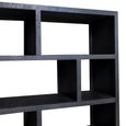 Jaxx Display Cabinet - 3 Door - Black - Mango Wood