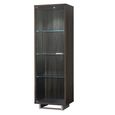 Volare Italian Vitrine - 1 Left Glass Door - with LED Light - Walnut