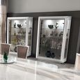 Elite Italian Bianco Antico Solid Wood 2 Door Vitrine thumbnail 3