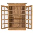 Pistoia Natural Rustic Teak Wood 2 Door Display Cabinet thumbnail 3