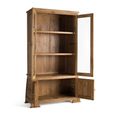 Sumbawa Natural Teak Wood 2 Door Display Cabinet thumbnail 3