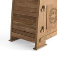 Sumbawa Natural Teak Wood 2 Door Display Cabinet thumbnail 4