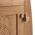 Sumbawa Natural Teak Wood 2 Door Display Cabinet thumbnail 5