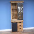 Dresser Unit - Mango Wood and Glass