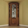 Nostalgia Italian Walnut Corner Display Cabinet thumbnail