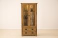 Originals Display Cabinet - 2 Door - 2 Drawer - Rustic Oak