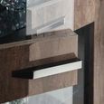 Matera Italian Wood Grain Gloss 1 Door RHF Vitrine thumbnail 2