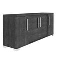 Sarah Day Grey Birch 202cm 4 Door Buffet Sideboard - Assembled thumbnail 3