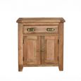 Dorset Sideboard - 2 Door - 1 Drawer - 75cm - Compact - Rustic - Mango Wood