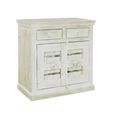 Heritage Sideboard - 2 Door - 2 Drawer - 100cm - Small - Distressed - Mango Wood