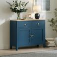 Marlow Small Sideboard - 95cm - 2 Door - Blue