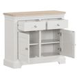 Cromwell Small Sideboard - 90cm - 2 Door - Grey Painted