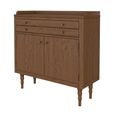 Wynter Sideboard - 2 Door 2 Drawer - Mid Gloss Lacquered
