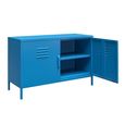 Novogratz Cache Accent Sideboard - Blue Locker - 2 Doors - 4012810COMNUK