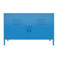 Novogratz Cache Accent Sideboard - Blue Locker - 2 Doors - 4012810COMNUK