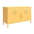 Novogratz Cache Accent Sideboard - Yellow Locker - 2 Doors - 4012814COMNUK