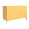 Novogratz Cache Accent Sideboard - Yellow Locker - 2 Doors - 4012814COMNUK