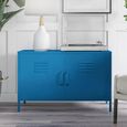 Novogratz Cache Accent Sideboard - Blue Locker - 2 Doors - 4012810COMNUK