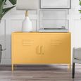 Novogratz Cache Accent Sideboard - Yellow Locker - 2 Doors - 4012814COMNUK
