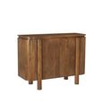 Salano Curved Sideboard - 2 Door - Small - Brown - Mango Wood