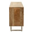 Sideboard - 4 Door - Large - Natural Rattan Mango Wood
