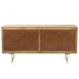 Sideboard - 4 Door - Large - Natural Rattan Mango Wood