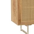 Sideboard - 4 Door - Large - Natural Rattan Mango Wood