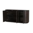 Novero Curved Sideboard - 2 Door - Large - Espresso Oak