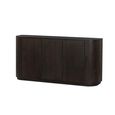 Novero Curved Sideboard - 2 Door - Large - Espresso Oak