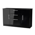 Knightsbridge Sideboard - Medium - 2 Doors - Gloss Black