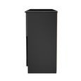 Knightsbridge Sideboard - Medium - 2 Doors - Gloss Black