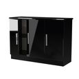 Knightsbridge Sideboard - Small - 3 Doors - Gloss Black