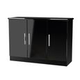 Knightsbridge Sideboard - Small - 3 Doors - Gloss Black