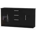 Knightsbridge Sideboard - Wide - 2 Doors - Gloss Black