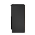 Knightsbridge Sideboard - Wide - 4 Doors - Gloss Black
