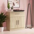 Knightsbridge Compact Sideboard - 2 Doors - Oak