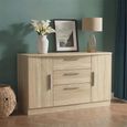 Knightsbridge Sideboard - Medium - 2 Doors - Oak