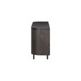 Tobago Curved Sideboard - 2 Door - Small - Espresso Oak