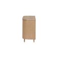Tobago Curved Sideboard - 2 Door - Small - Natural Oak