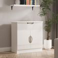 Camden Sideboard - Compact - 2 Doors - White Gloss