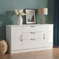 Camden Sideboard - Wide - 2 Doors - White Gloss