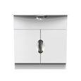 Camden Sideboard - Compact - 2 Doors - White Gloss