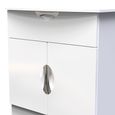 Camden Sideboard - Compact - 2 Doors - White Gloss