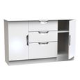 Camden Sideboard - Medium - 2 Doors - White Gloss