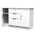 Camden Sideboard - Medium - 2 Doors - White Gloss